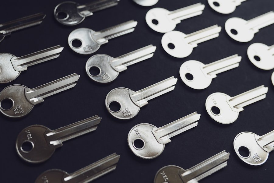 New set of house keys after a lock change